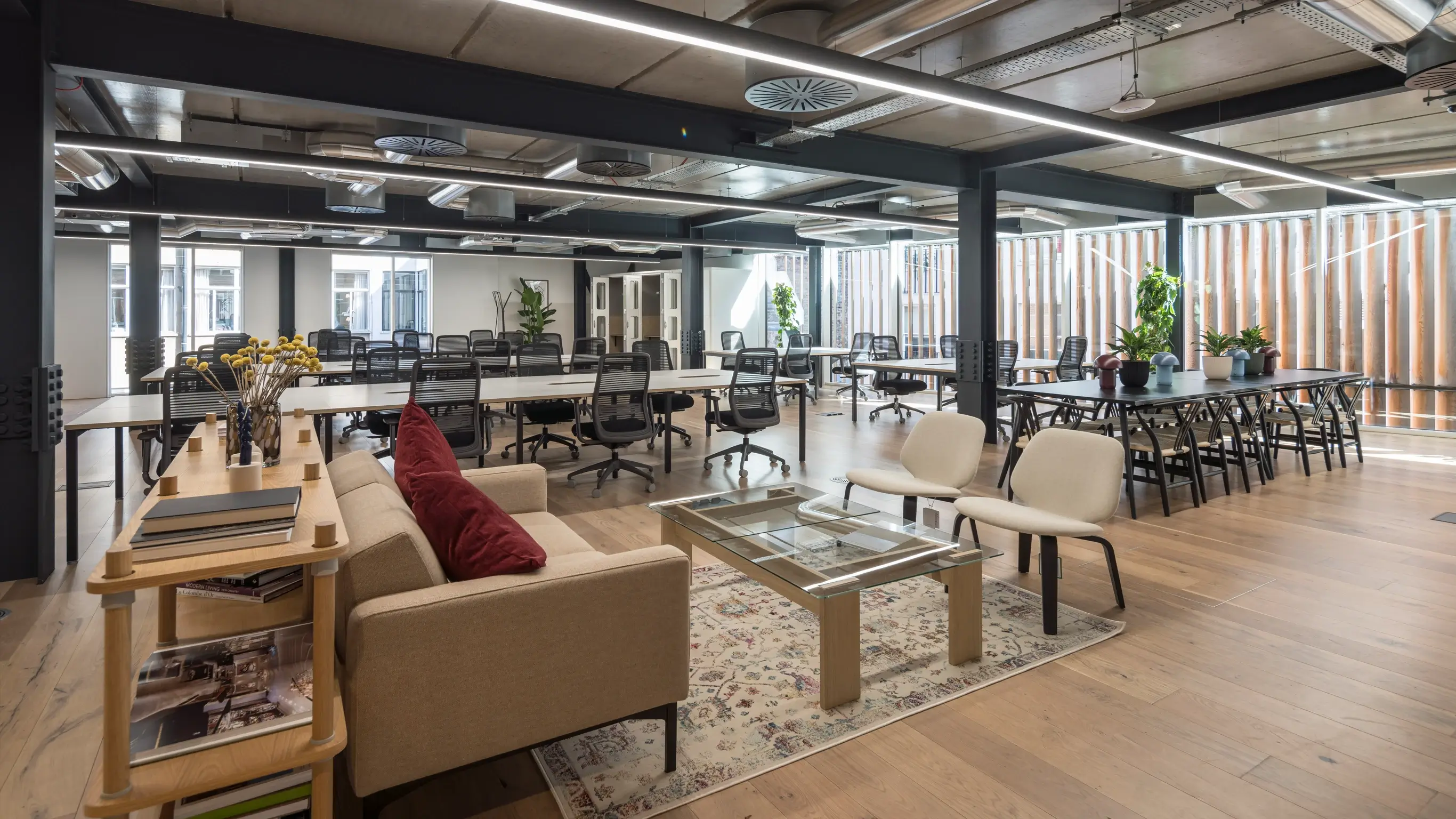 2nd floor office with breakout areas